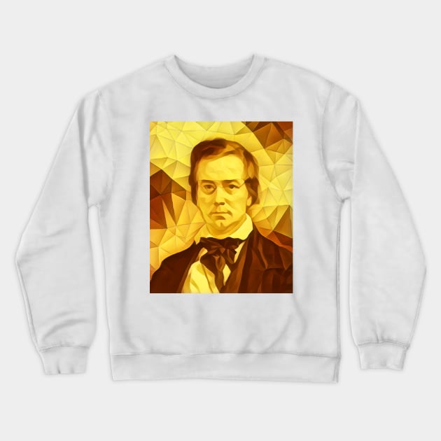 George Perkins Marsh Golden Portrait | George Perkins Marsh Artwork 11 Crewneck Sweatshirt by JustLit